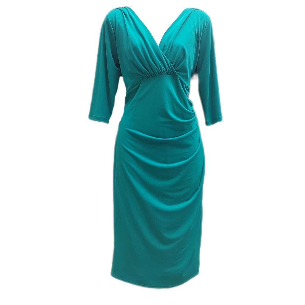 Ocean Ruched Dress