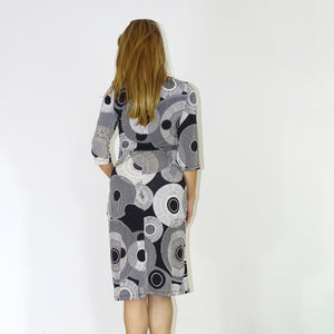 Reflection Textured Ruched Dress - Rebecca Ruby