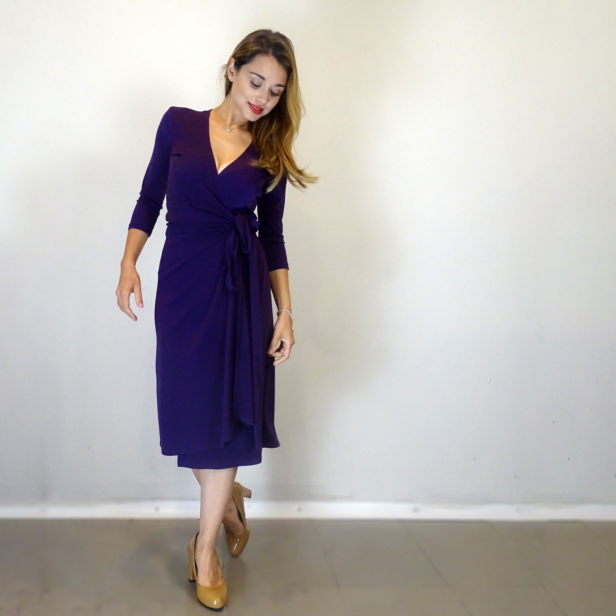 Byzantine Wrap Dress - Rebecca Ruby