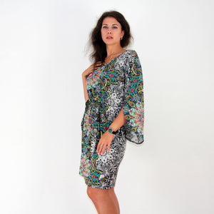 Mandala Split Sleeve Dress - Rebecca Ruby