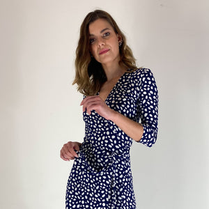 Pebbles ¾ Sleeve Wrap Dress